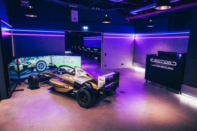 emotion Luxembourg Mall GridX Center Sim Racing Motorsport